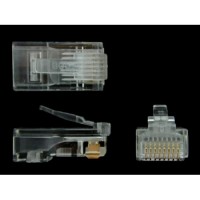 Network cable connector RJ45 modular
