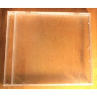 CD/DVD clear standard external jewel case replacement. Empty, no tray 10,4 mm without tray, outer only.