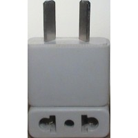 Australia prong socket adapter white plug