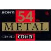 Audio metal cassette SONY CDit METAL 54 minutes