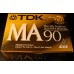 TDK audio metal cassette MA-90 minutes