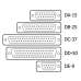 Changeur de genre DB25FF 25 broches femelle-femelle adaptateur F / F câble coupleur connecteur prise à brancher  transfert de données