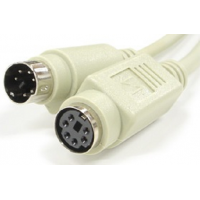 PS/2 cable extension MINI DIN 6F 6M 6’ ft feet