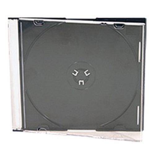 10 boîtiers DVD slim (7 mm) noirs pour 1 DVD