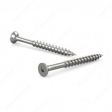 Stainless steel screw 30 mm (1 1/4 " inch) #8 flat square head