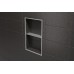 FLORAL Rectangular niche shelf with floral model matte Schluter®-SHELF-N for prefabricated KERDI-BOARD-SN/-SNLT niches